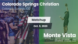 Matchup: Colorado Springs vs. Monte Vista  2020