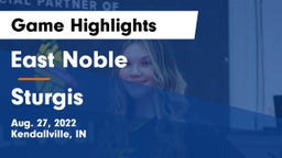 East Noble  vs Sturgis  Game Highlights - Aug. 27, 2022