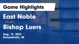 East Noble  vs Bishop Luers  Game Highlights - Aug. 19, 2023