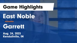 East Noble  vs Garrett  Game Highlights - Aug. 24, 2023