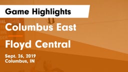 Columbus East  vs Floyd Central  Game Highlights - Sept. 26, 2019