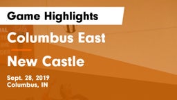 Columbus East  vs New Castle  Game Highlights - Sept. 28, 2019