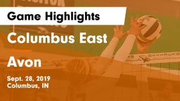 Columbus East  vs Avon  Game Highlights - Sept. 28, 2019
