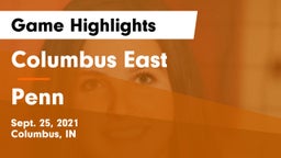 Columbus East  vs Penn Game Highlights - Sept. 25, 2021