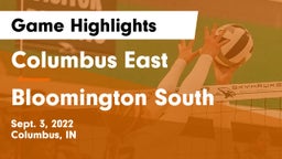 Columbus East  vs Bloomington South Game Highlights - Sept. 3, 2022
