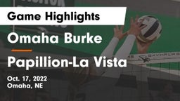 Omaha Burke  vs Papillion-La Vista  Game Highlights - Oct. 17, 2022