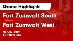 Fort Zumwalt South  vs Fort Zumwalt West  Game Highlights - Nov. 20, 2018