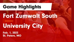 Fort Zumwalt South  vs University City  Game Highlights - Feb. 1, 2023