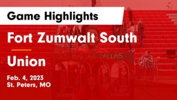 Fort Zumwalt South  vs Union  Game Highlights - Feb. 4, 2023