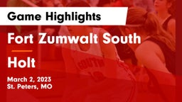 Fort Zumwalt South  vs Holt  Game Highlights - March 2, 2023