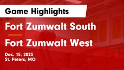 Fort Zumwalt South  vs Fort Zumwalt West  Game Highlights - Dec. 15, 2023