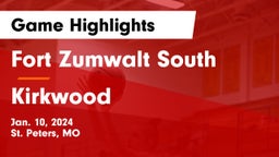 Fort Zumwalt South  vs Kirkwood  Game Highlights - Jan. 10, 2024