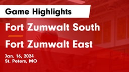 Fort Zumwalt South  vs Fort Zumwalt East  Game Highlights - Jan. 16, 2024