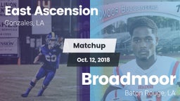 Matchup: East Ascension High vs. Broadmoor  2018