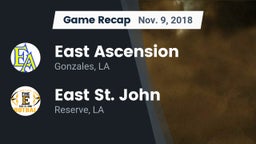 Recap: East Ascension  vs. East St. John  2018