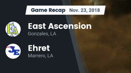 Recap: East Ascension  vs. Ehret  2018