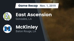 Recap: East Ascension  vs. McKinley  2019