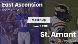 Matchup: East Ascension High vs. St. Amant  2019