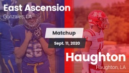 Matchup: East Ascension High vs. Haughton  2020