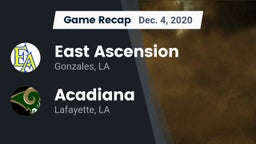 Recap: East Ascension  vs. Acadiana  2020