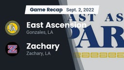 Recap: East Ascension  vs. Zachary  2022