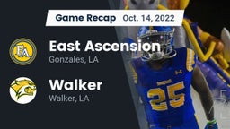 Recap: East Ascension  vs. Walker  2022