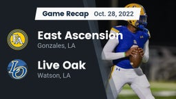 Recap: East Ascension  vs. Live Oak  2022