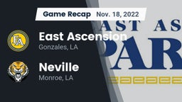 Recap: East Ascension  vs. Neville  2022