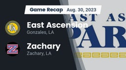 Recap: East Ascension  vs. Zachary  2023