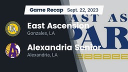 Recap: East Ascension  vs. Alexandria Senior  2023