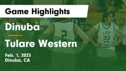Dinuba  vs Tulare Western  Game Highlights - Feb. 1, 2023