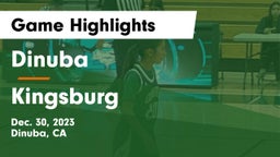 Dinuba  vs Kingsburg  Game Highlights - Dec. 30, 2023