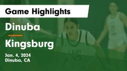 Dinuba  vs Kingsburg  Game Highlights - Jan. 4, 2024