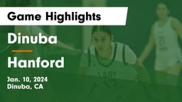 Dinuba  vs Hanford  Game Highlights - Jan. 10, 2024