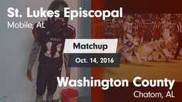 Matchup: St. Lukes Episcopal vs. Washington County  2016