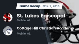 Recap: St. Lukes Episcopal  vs. Cottage Hill Christian Academy 2018