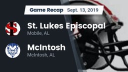 Recap: St. Lukes Episcopal  vs. McIntosh  2019