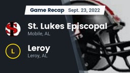 Recap: St. Lukes Episcopal  vs. Leroy  2022