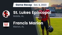 Recap: St. Lukes Episcopal  vs. Francis Marion  2023