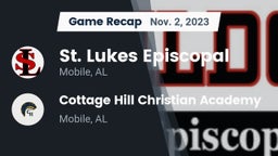 Recap: St. Lukes Episcopal  vs. Cottage Hill Christian Academy 2023