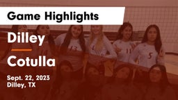 Dilley  vs Cotulla  Game Highlights - Sept. 22, 2023