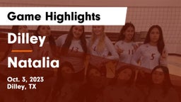 Dilley  vs Natalia  Game Highlights - Oct. 3, 2023