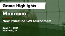 Monrovia  vs New Palestine GW tournament  Game Highlights - Sept. 11, 2021