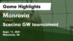 Monrovia  vs Scecina GW tournament  Game Highlights - Sept. 11, 2021