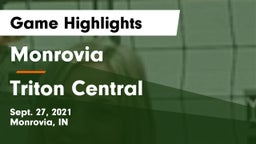 Monrovia  vs Triton Central Game Highlights - Sept. 27, 2021