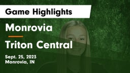 Monrovia  vs Triton Central  Game Highlights - Sept. 25, 2023