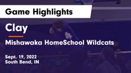 Clay  vs Mishawaka HomeSchool Wildcats Game Highlights - Sept. 19, 2022