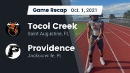 Recap: Tocoi Creek  vs. Providence  2021