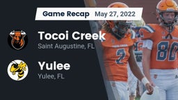 Recap: Tocoi Creek  vs. Yulee  2022