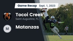 Recap: Tocoi Creek  vs. Matanzas  2023